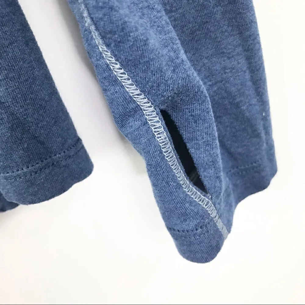 The North Face Blue Long Sleeve FlashDry Layering Hoodie